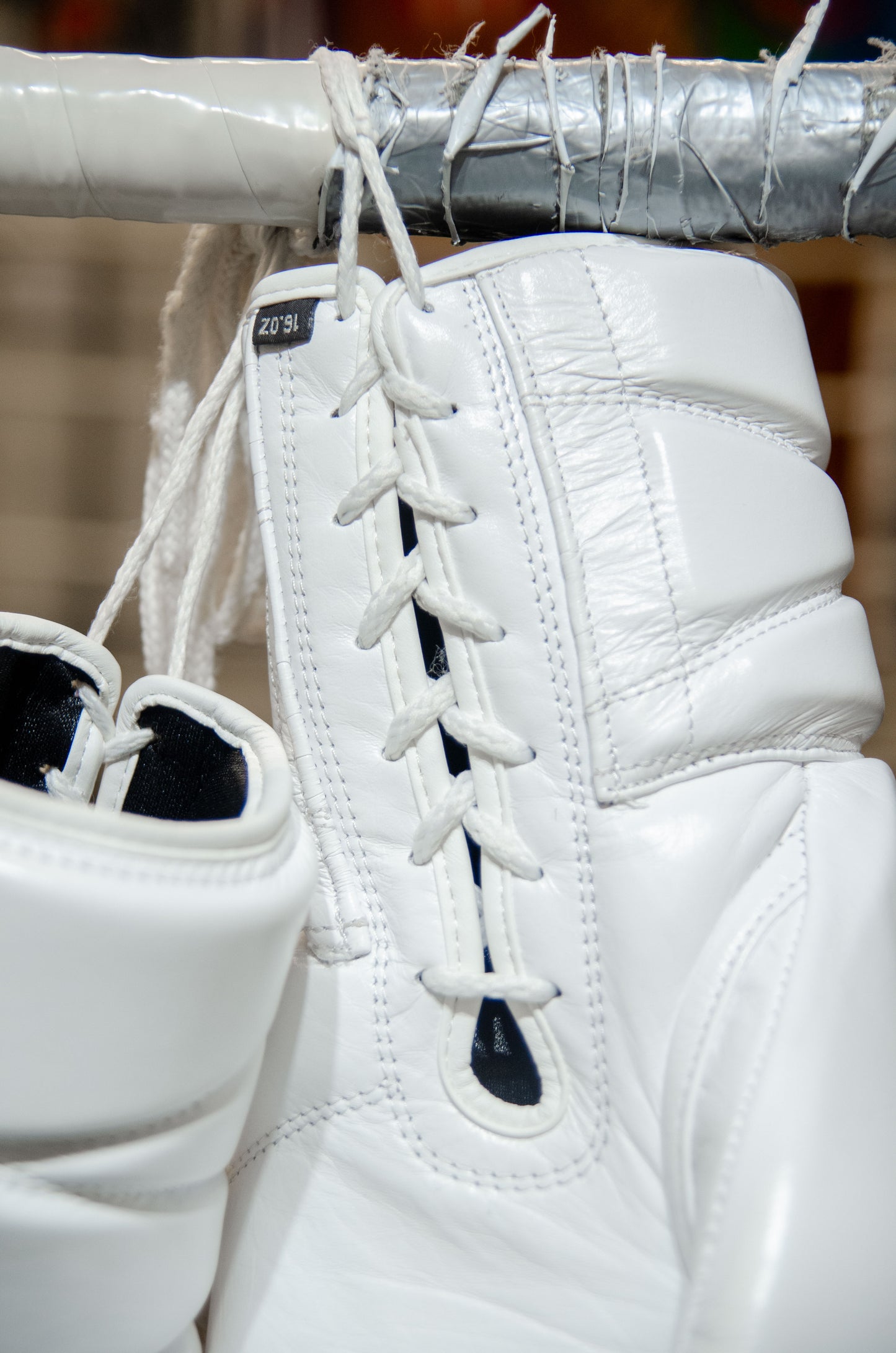 16 Oz, Vit, Lace up